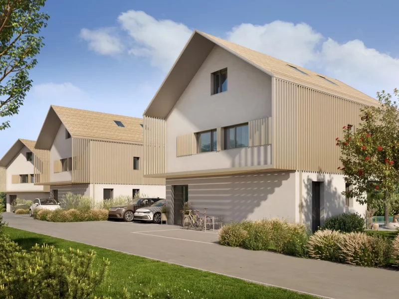 Promotion de cinq villas individuelles à Chavannes-de-Bogis