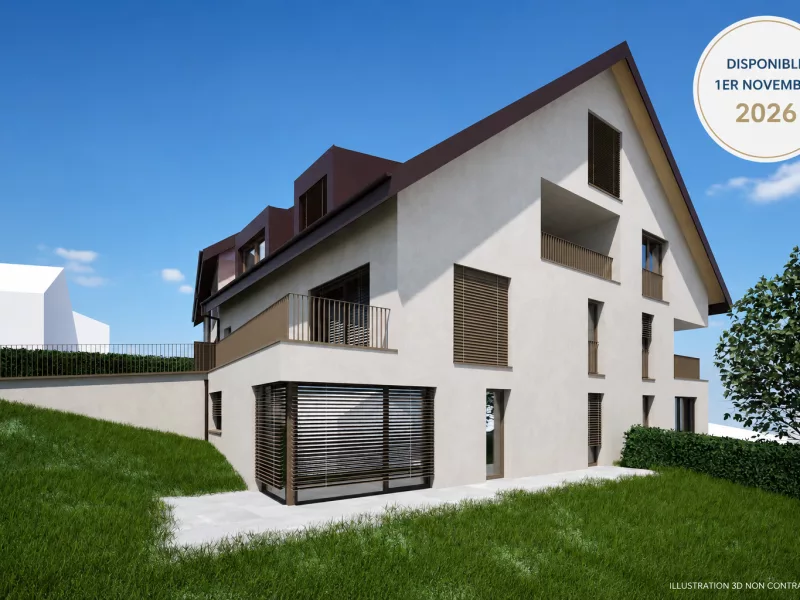Nouvelle promotion à la location - Appartement Lot 2 de 3,5 pièces avec jardin
